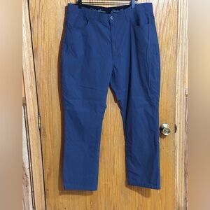 Eddie Bauer men’s casual pants sz 40x30 navy greyish‎